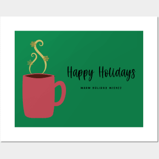 Happy Holidays - Seasonal Greeting Design Posters and Art